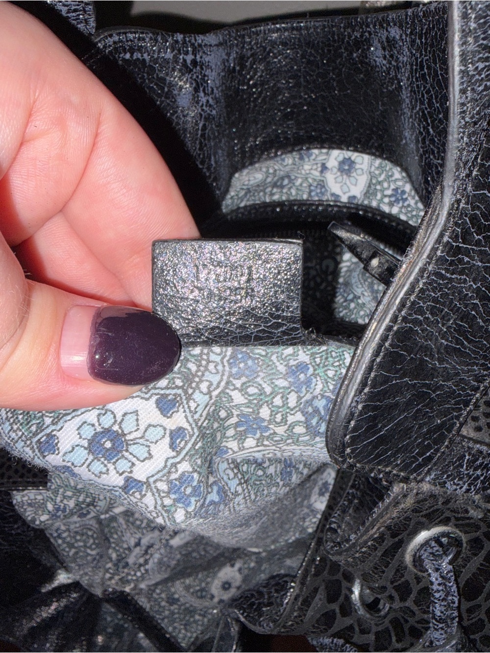 Gucci Indy racer black python purse - Picture 6 of 6